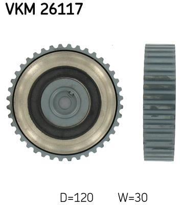 Polea inversión/guía, correa distribución SKF ref. VKM 26117